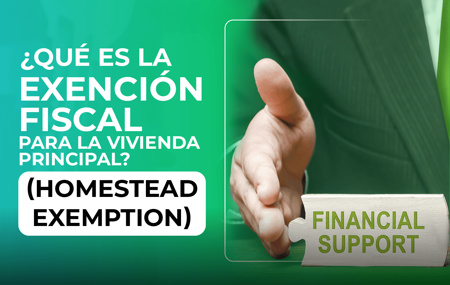 ¿Sabes qué es una exención fiscal para viviendas?