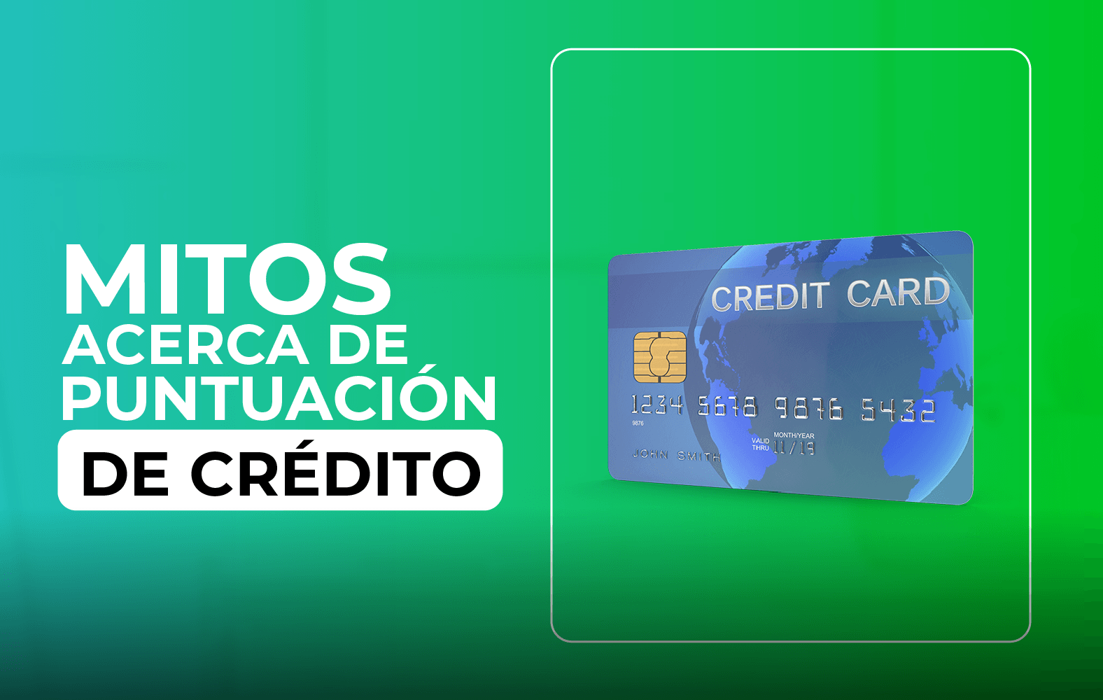 Algunos mitos sobre la puntuación de crédito