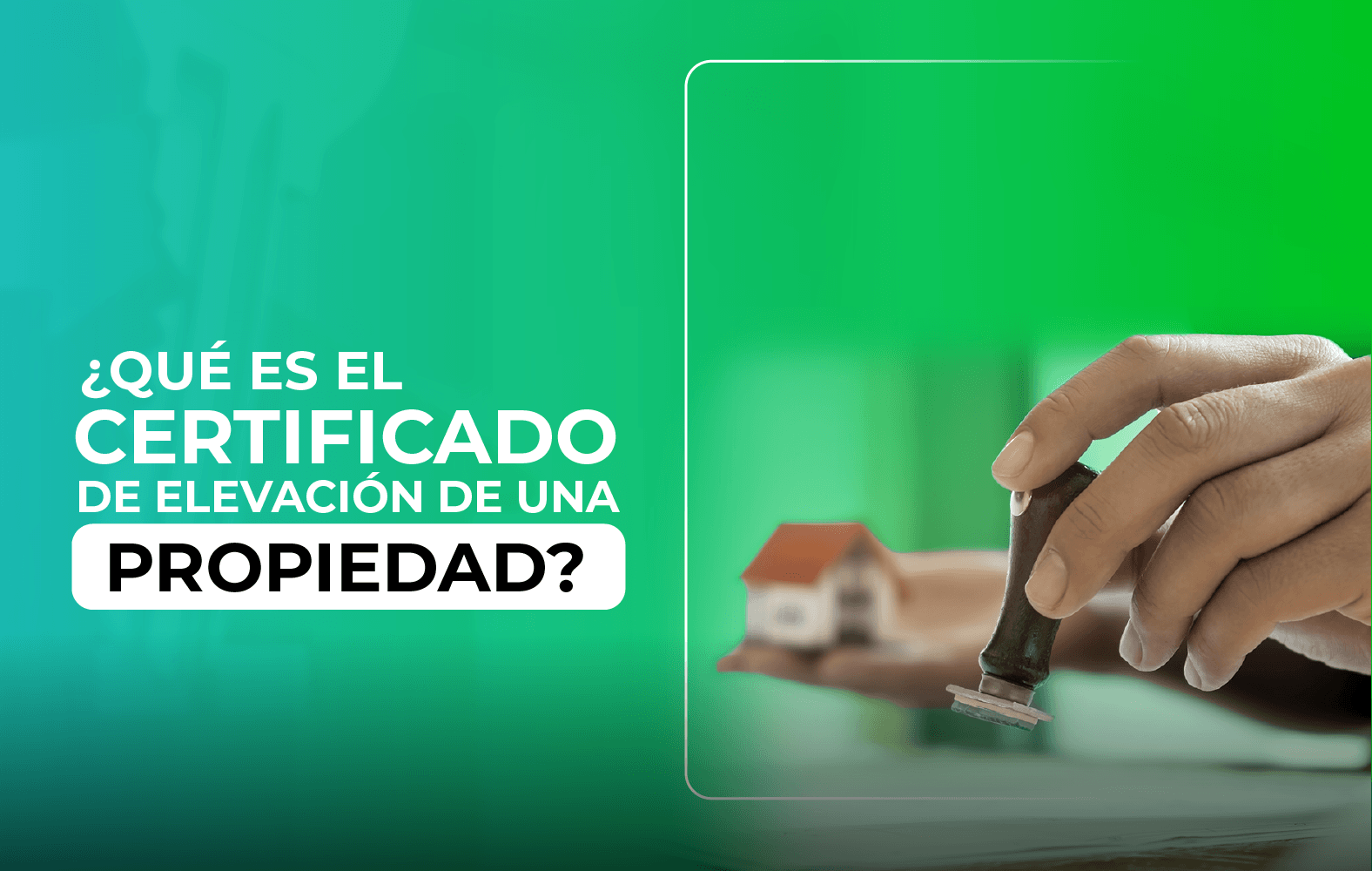 ¿Para qué sirve el certificado de elevación de una propiedad?