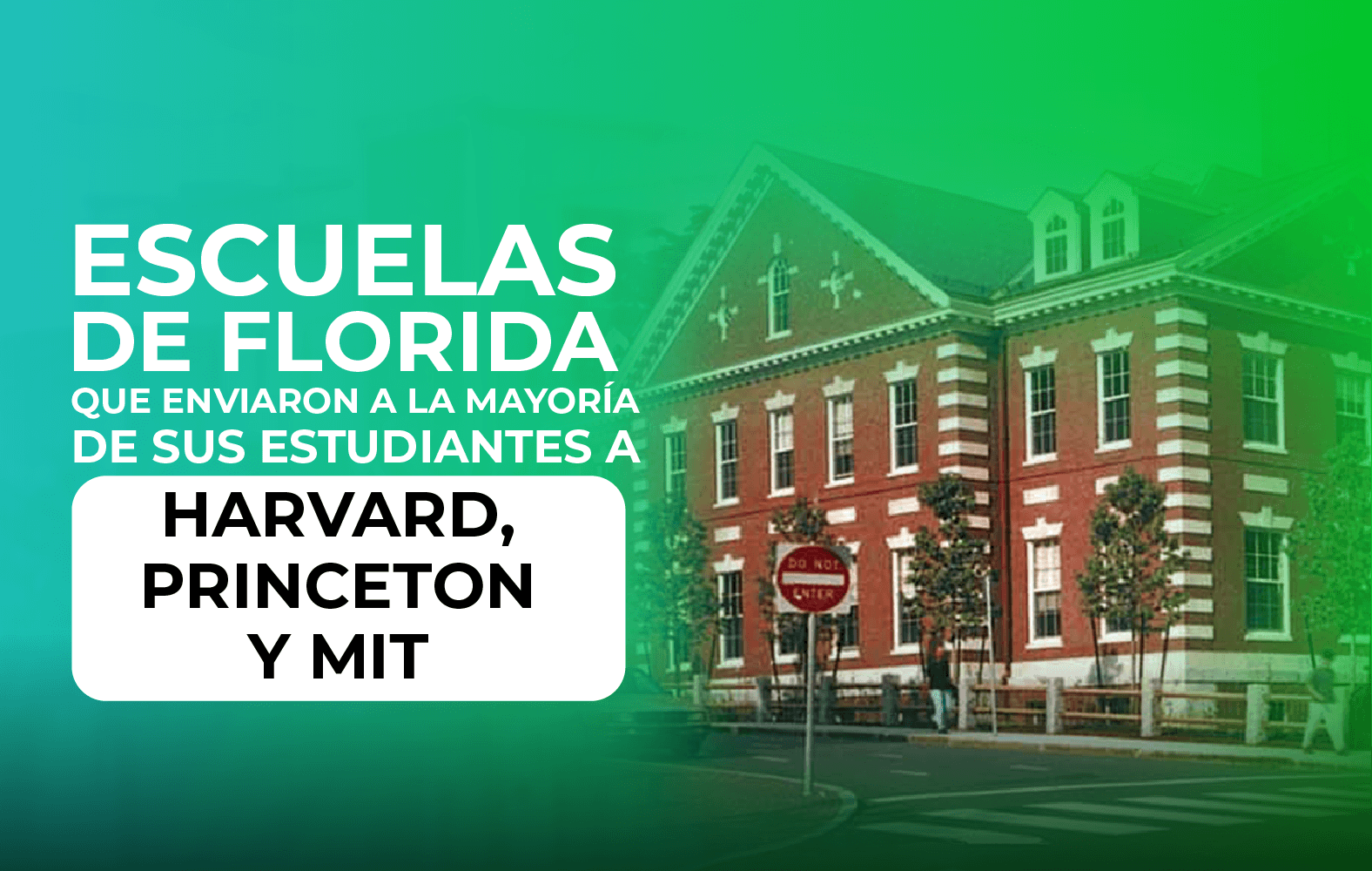 Escuelas de Florida con la mayor cantidad de estudiantes en universidades importantes